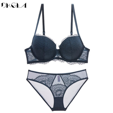 Women Embroidery Brassiere Sexy Bra Panties