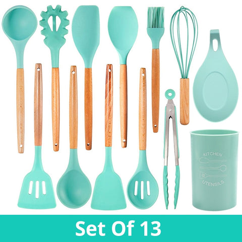 Silicone Cooking Utensils Set