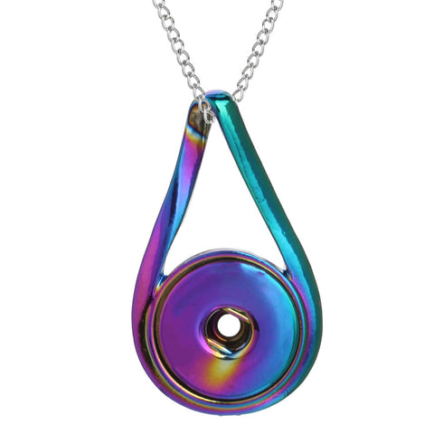 Three Color Snap Necklace