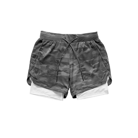 Men Camo Running Shorts