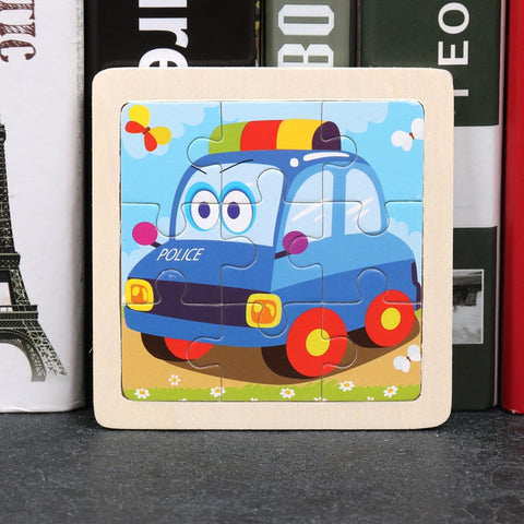 Kids Wooden Animal Puzzle Toys