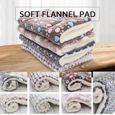 Dog Cat Soft Cushion Blanket