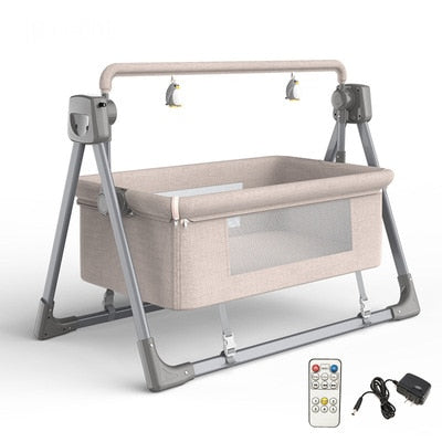 Multifunctional Cradle rocking bed