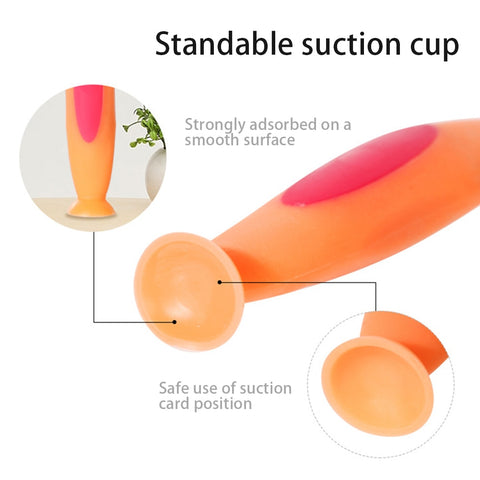 Baby Soft Self-feeding Spoon