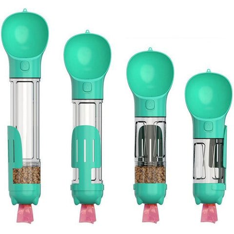 4 in 1 Multifunction Portable Pet Dog Water Bottle