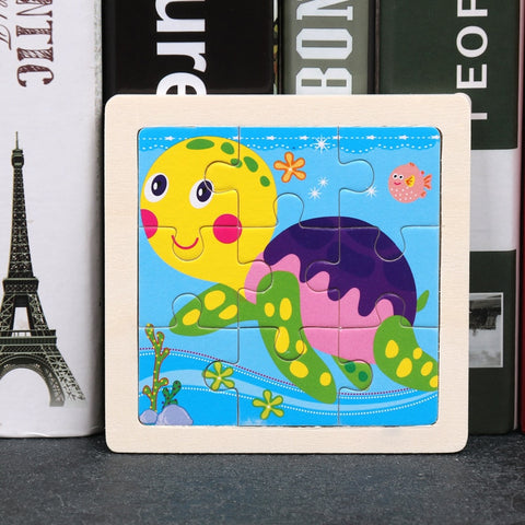 Kids Wooden Animal Puzzle Toys