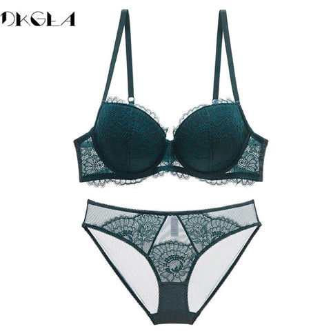 Women Embroidery Brassiere Sexy Bra Panties