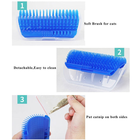 Cat Scratching Rubbing Brush