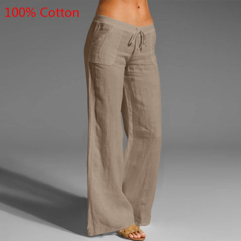 Women Vintage Wide Leg Pant