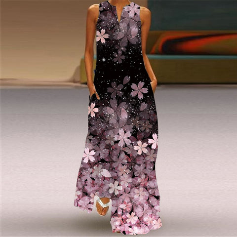 Ladies Spring Summer Long Dress