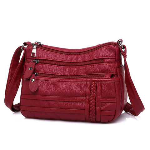 Women Bag Pu Soft Leather Shoulder Bag