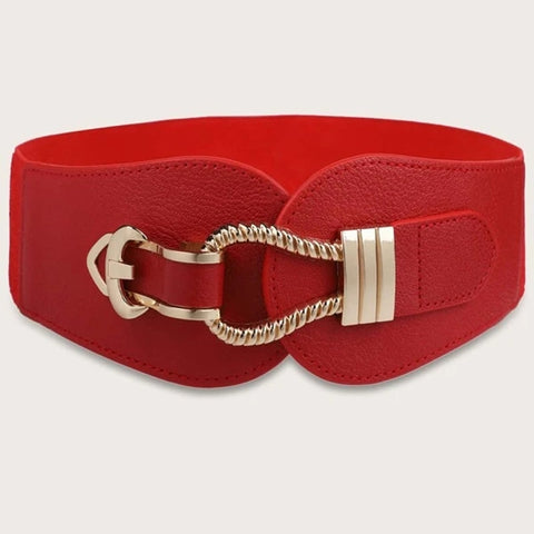 Women Wide Elastic Stretch Belt