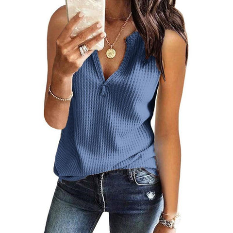 Female Knitted Tank Tops