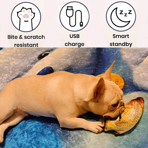 Electronic Floppy Fish Dogs Toys