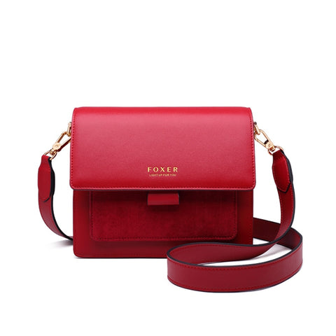 Women Split Cow Leather Shoulder Bags