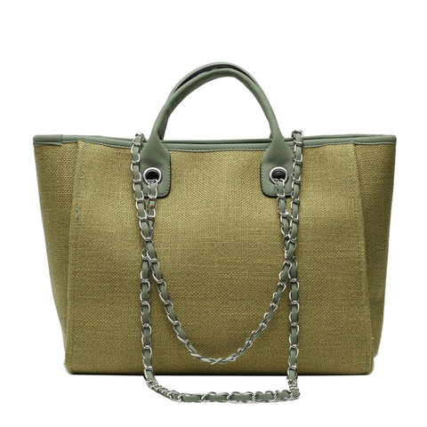 Women  Canvas Large Shopping Handbag