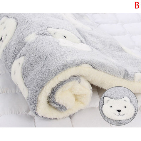 Dog Cat Soft Cushion Blanket