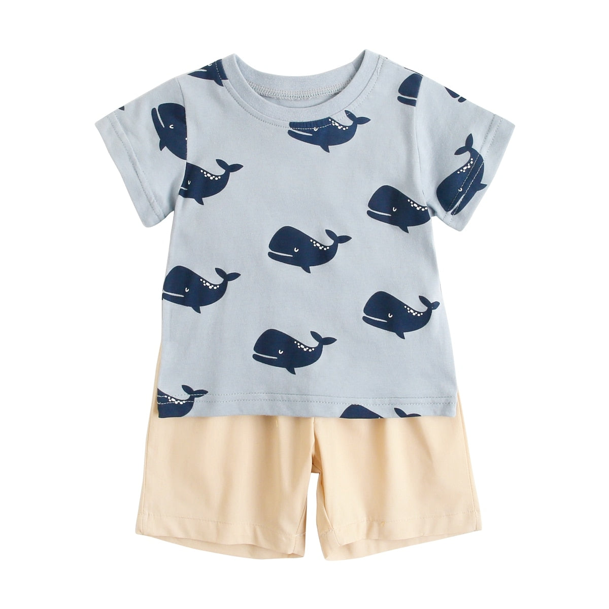 Boys Summer Cartoon Clothing Sets