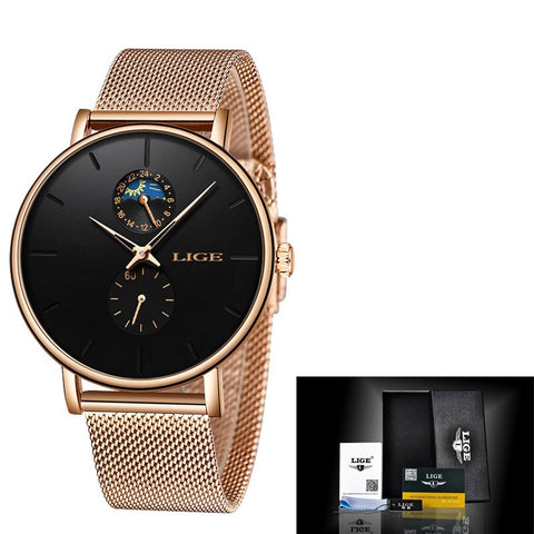Mesh Belt Band Watch