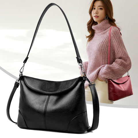 Women Soft Leather Crossbody Bags