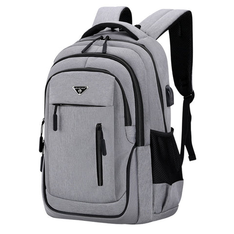 USB Men Computer School Bag