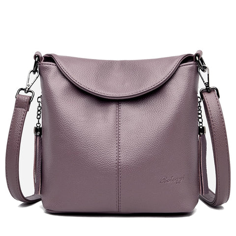 Women Soft Leather Crossbody Bags