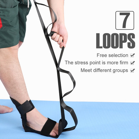Yoga Leg Ankle Brace Support Training Stretching Belt