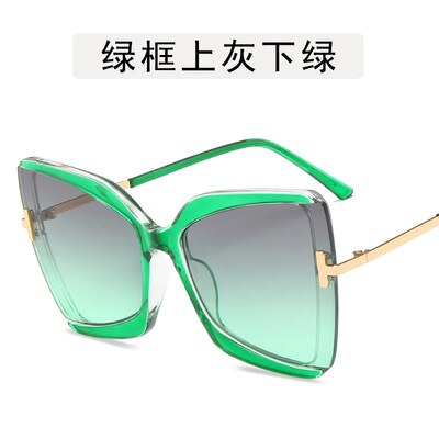Big frame T word sunglasses for women