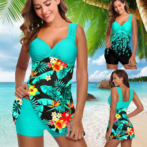 Women Flower Print Summer Large Beachwear