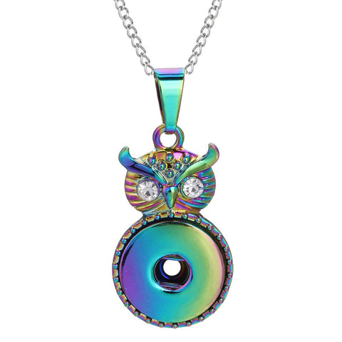 Three Color Snap Necklace