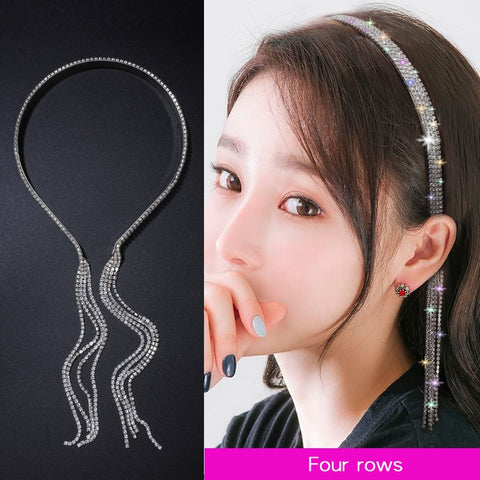 Women Crystal Rhinestone Hairbands