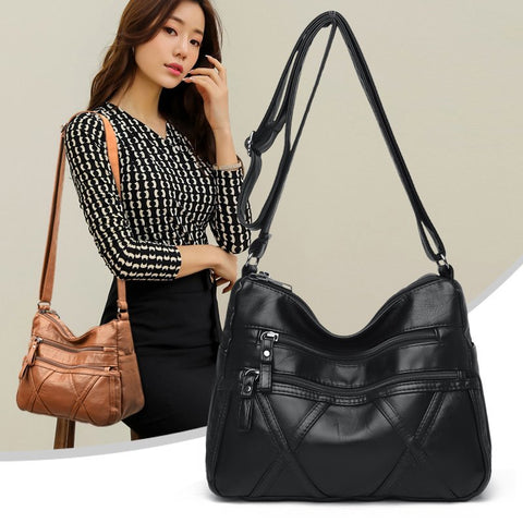Women Soft Leather Shoulder Bags