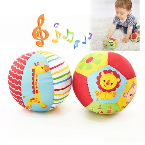 Baby Soft Cloth Rattle Ball Toys