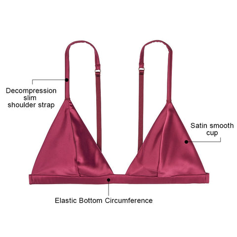 Women Silk bralette Bra