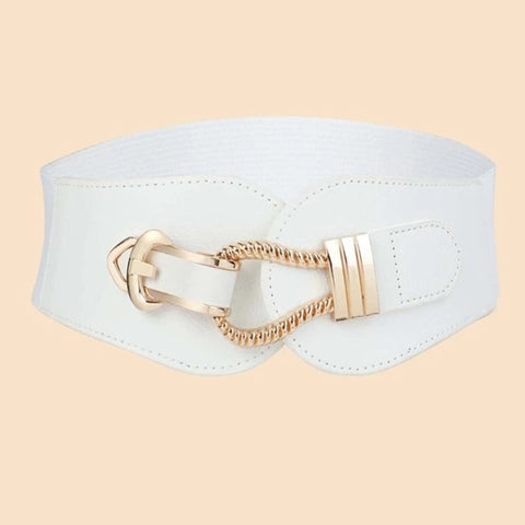Women Wide Elastic Stretch Belt