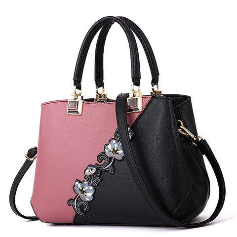Women Embroidered Messenger Handbags