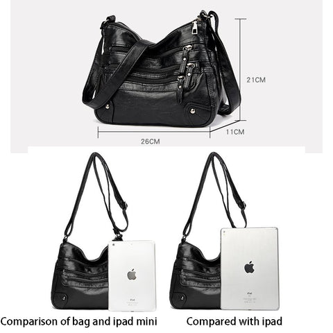 Women Soft Leather Shoulder Bags