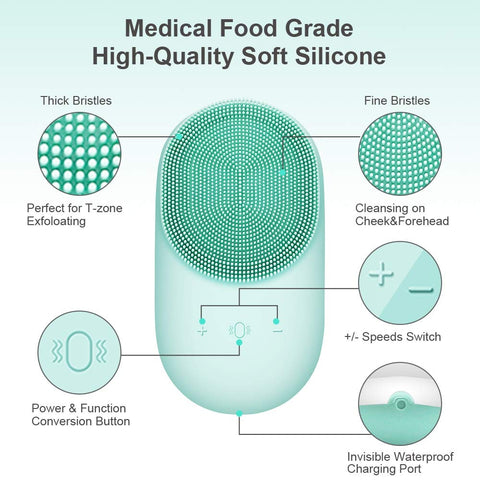 Silicone Face Scrubber Brush