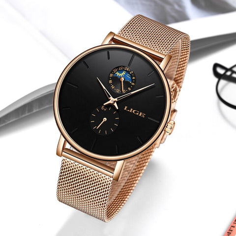 Mesh Belt Band Watch