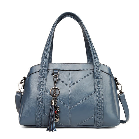 Ladies Vintage Genuine Leather Crossbody Bag