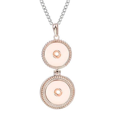 Three Color Snap Necklace