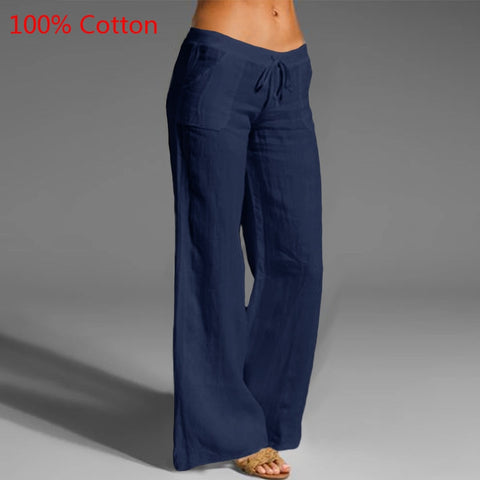 Women Vintage Wide Leg Pant