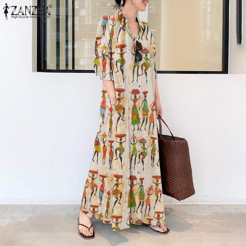 Women's Elegant Printed Dress
