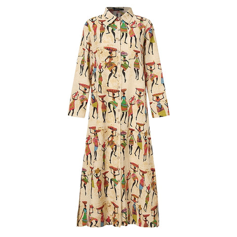 Women's Elegant Printed Dress