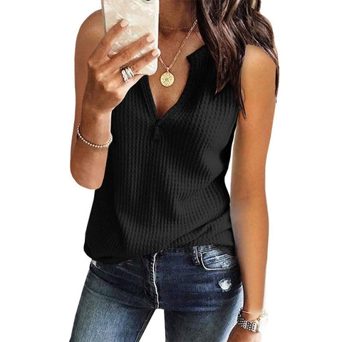 Female Knitted Tank Tops