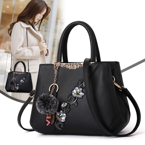 Women Embroidered Messenger Handbags