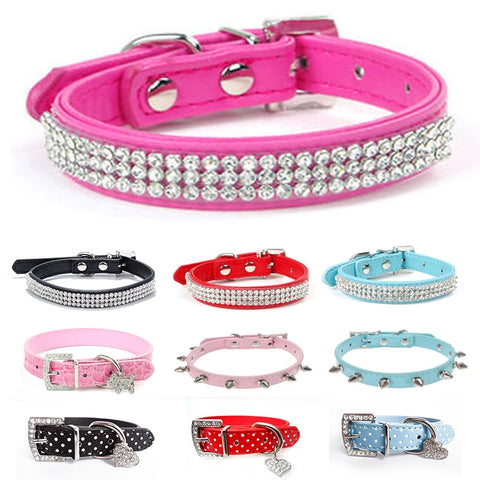 Rhinestone Dog Collars