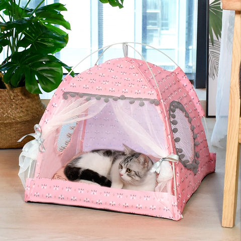 Teepee Closed Cat Tent Bed