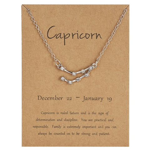 Constellation Zodiac Sign Necklace