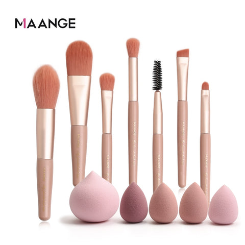 Pro Pink Makeup Brush Set